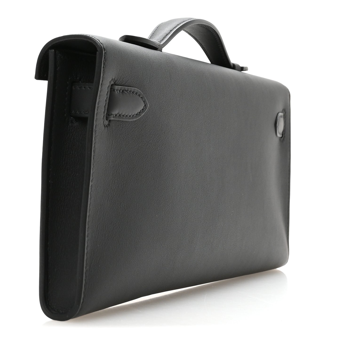 Swift Kelly Cut Clutch Pochette Black