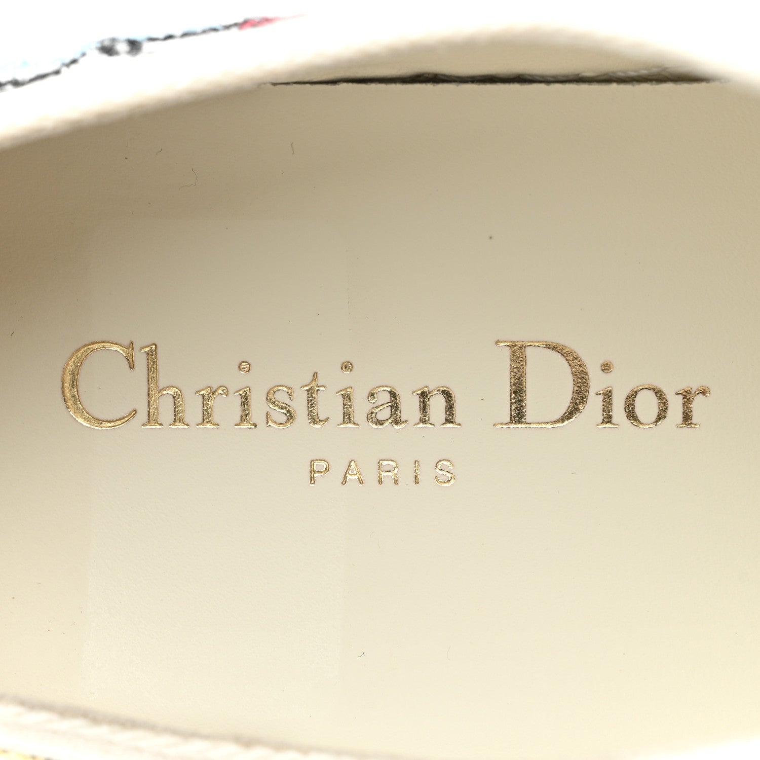 Christian Dior Canvas Jardin Botanique Embroidered Womens Walk'N'Dior Low Top Sneakers 37 White Multicolor 8 of 9