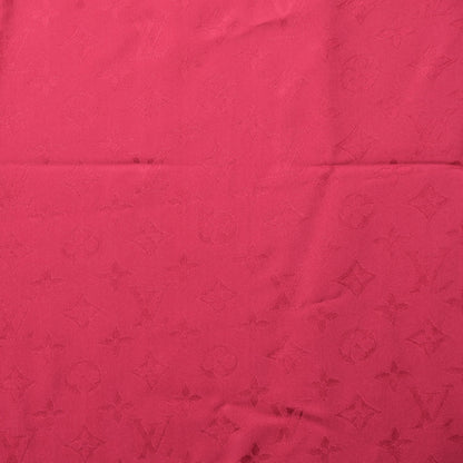 Louis Vuitton Silk Monogram Butterfly Square Shawl Fuchsia 1 of 6