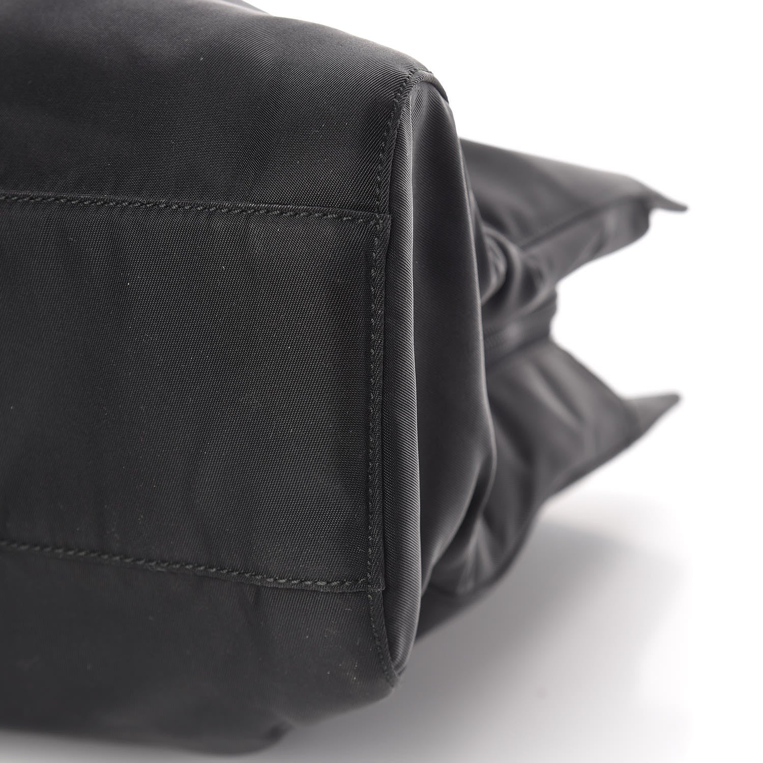 Prada Tessuto Nylon Shopping Tote Black 9 of 10