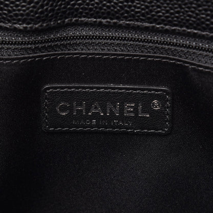 Chanel Caviar Quilted Grand Shopping Tote GST Black 6 of 8