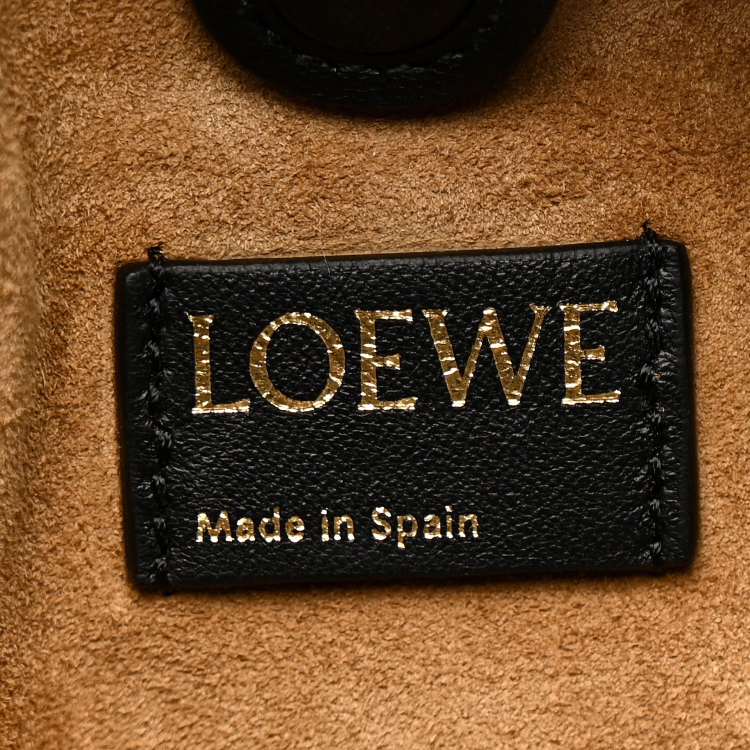 Loewe Mellow Nappa Donut Chain Mini Flamenco Knot Clutch Black 6 of 10