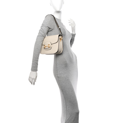 Gucci Azalea Calfskin Horsebit 1955 Shoulder Bag Mystic White 2 of 11