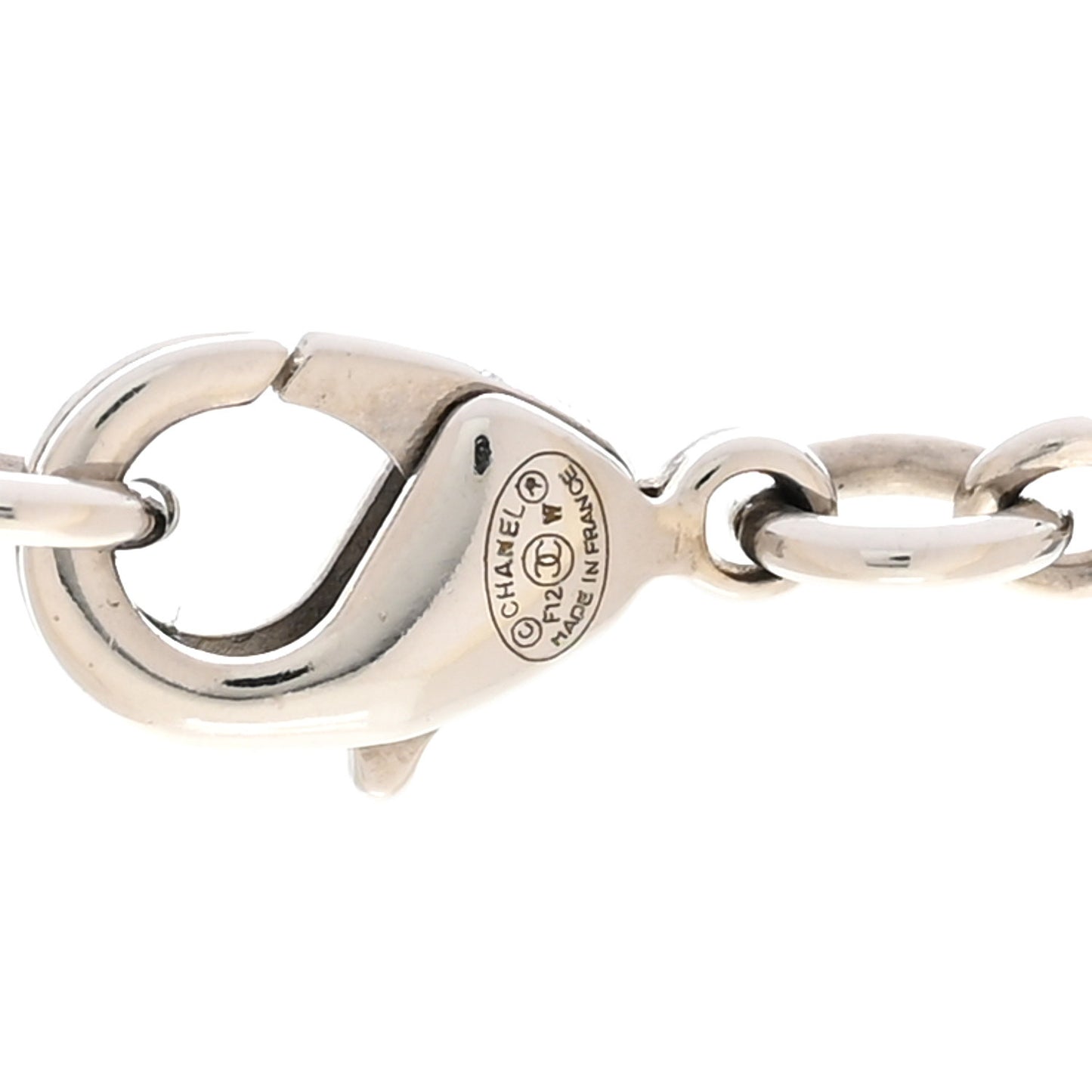 Crystal Timeless CC Necklace Silver