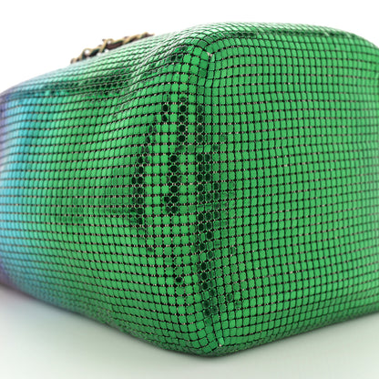 Chanel Faded Metallic Mesh Mini Bucket Bag Multicolor 9 of 10