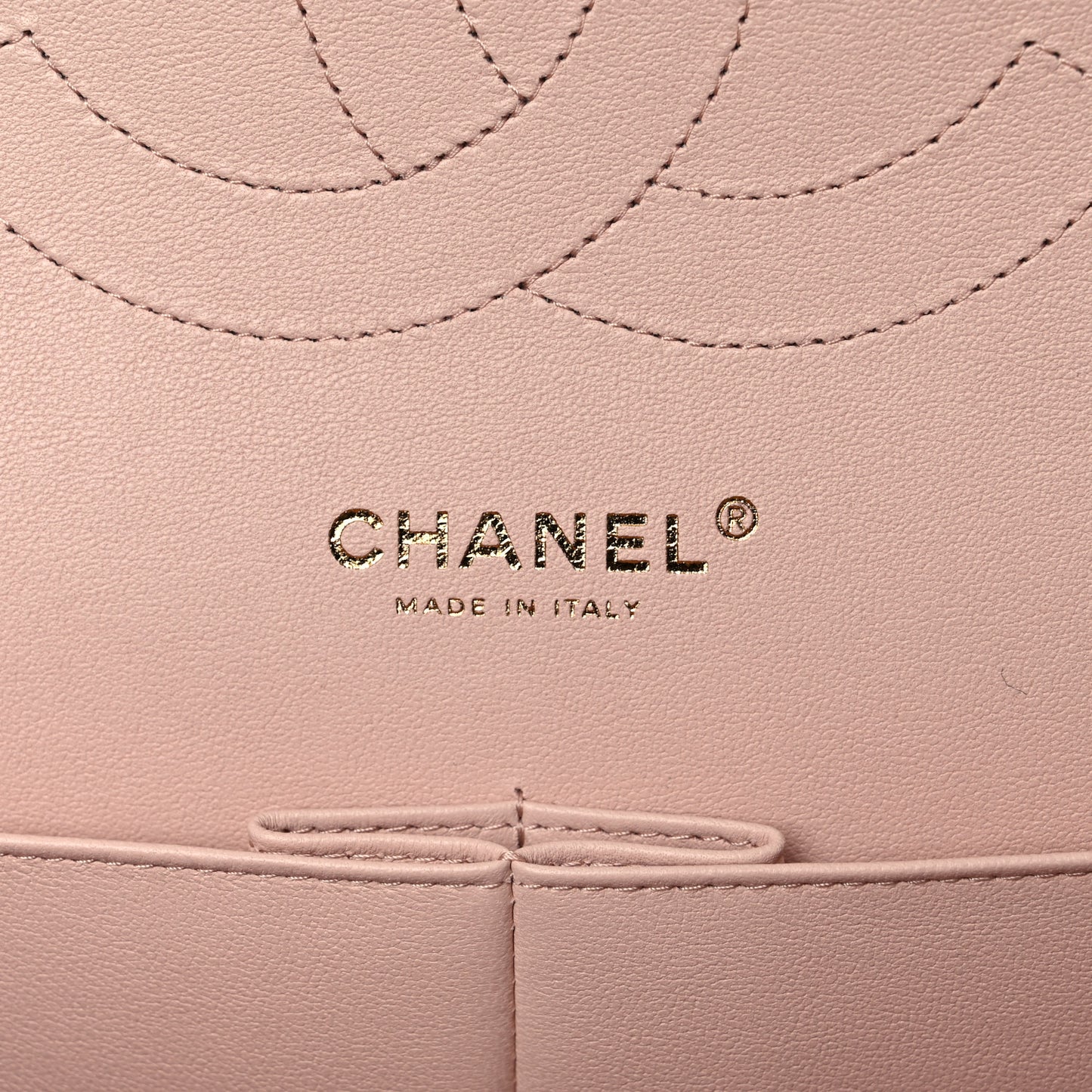 Caviar Quilted Jumbo Double Flap Light Beige
