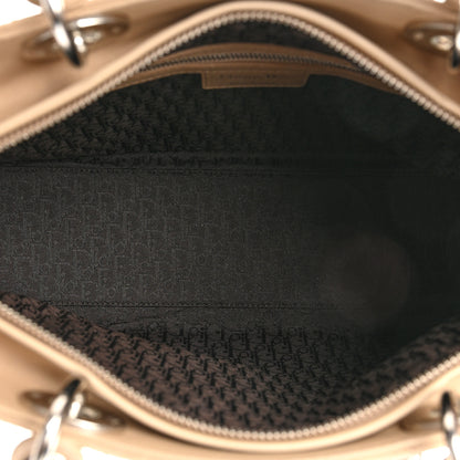 Christian Dior Lambskin Cannage Large Lady Dior Beige 5 of 17