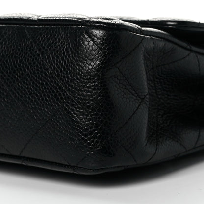 Chanel Caviar Quilted Medium Double Flap Black 6 of 10