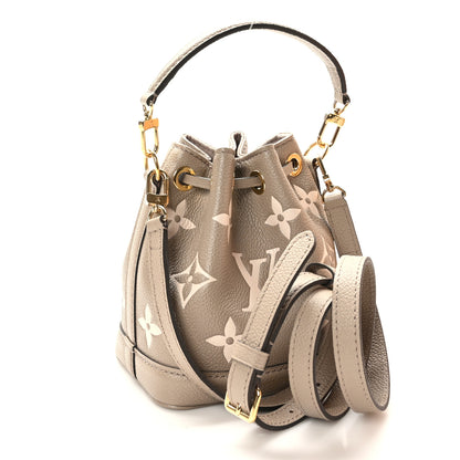 Louis Vuitton Empreinte Monogram Giant Nano Noe Tourterelle Creme 4 of 11