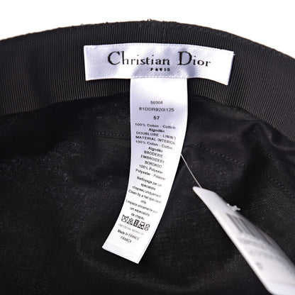 Christian Dior Daydream Words Print Cap Hat 57 White 8 of 11