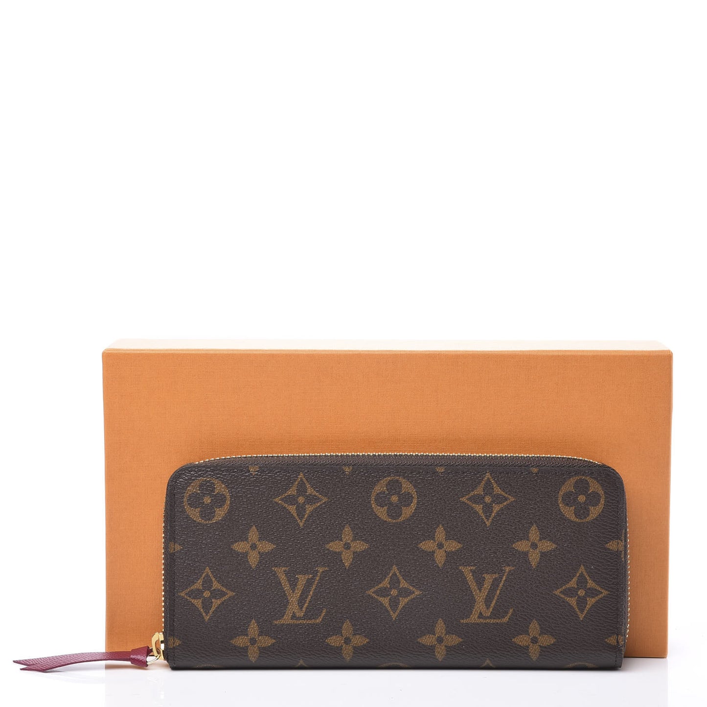 Monogram Clemence Wallet Fuchsia