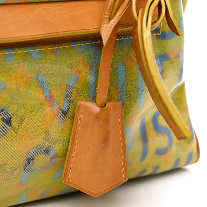 Louis Vuitton Monogram Pulp Defile Weekender PM Yellow 16 of 17