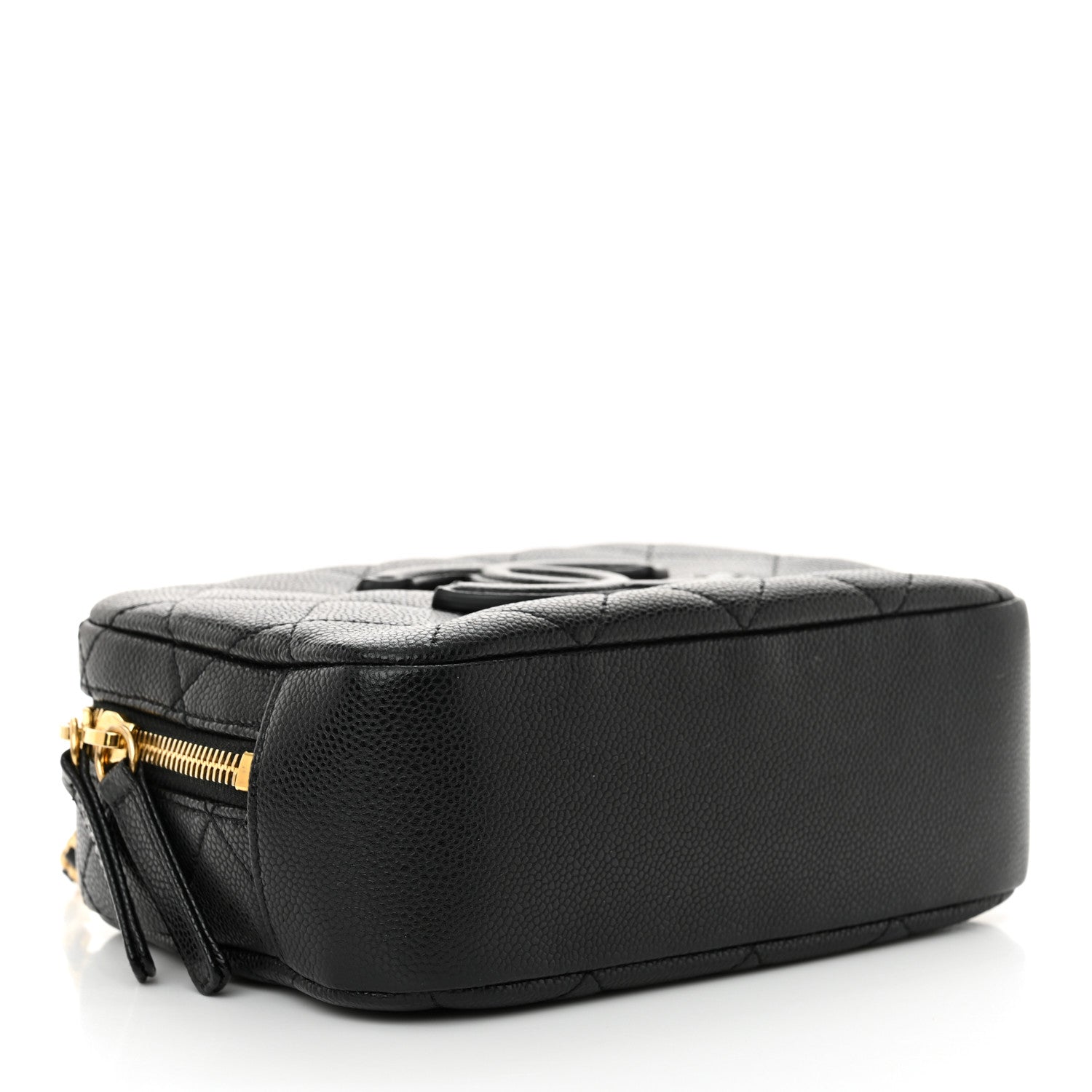 Chanel Caviar Quilted CC Vanity Case Black 4 of 12