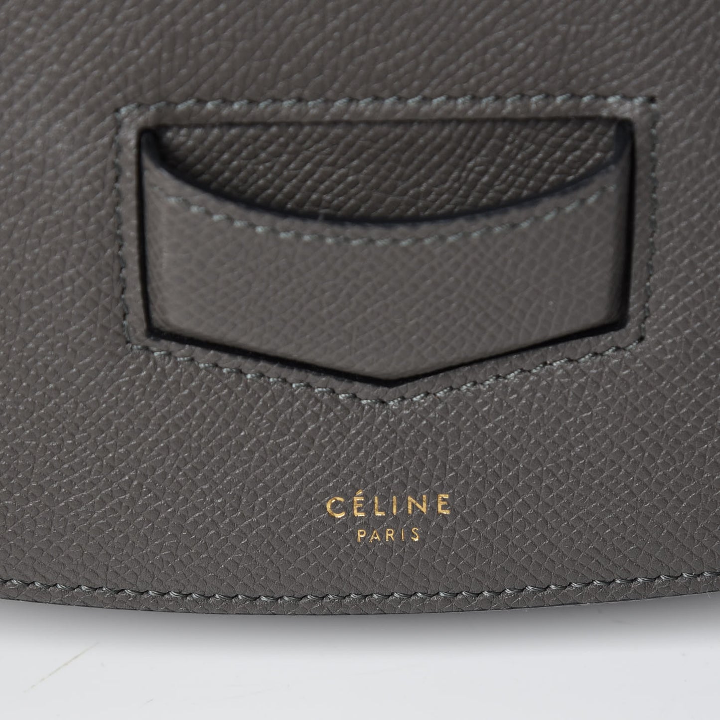 Grained Calfskin Compact Trotteur Grey