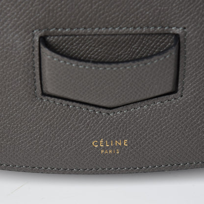 Celine Grained Calfskin Compact Trotteur Grey 6 of 9