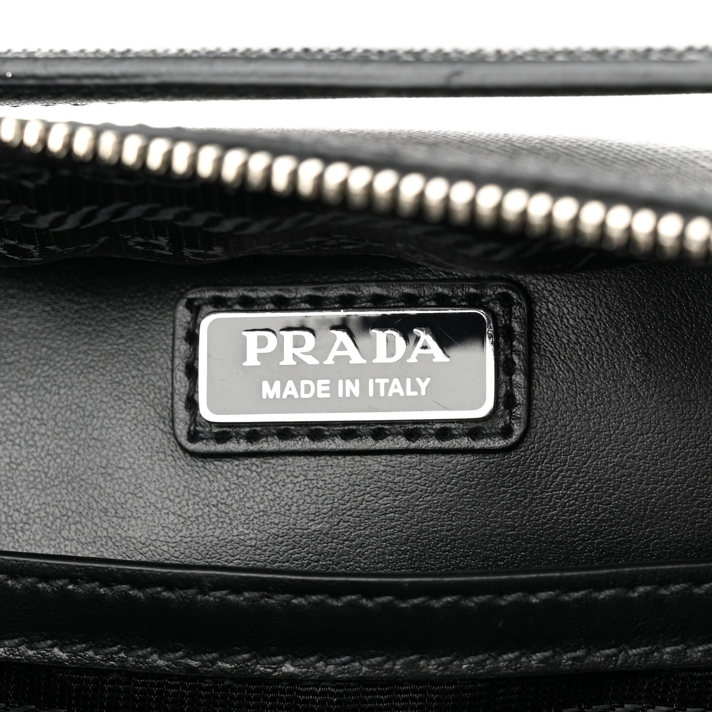 Saffiano Travel Medium Brique Crossbody Bag Black