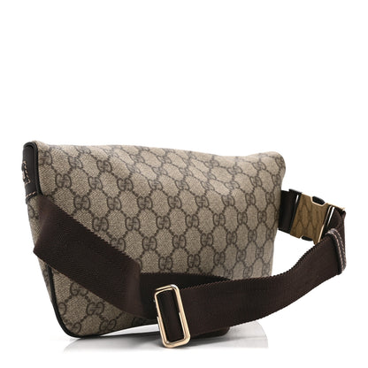 Gucci GG Supreme Monogram Belt Bag Dark Brown 3 of 10