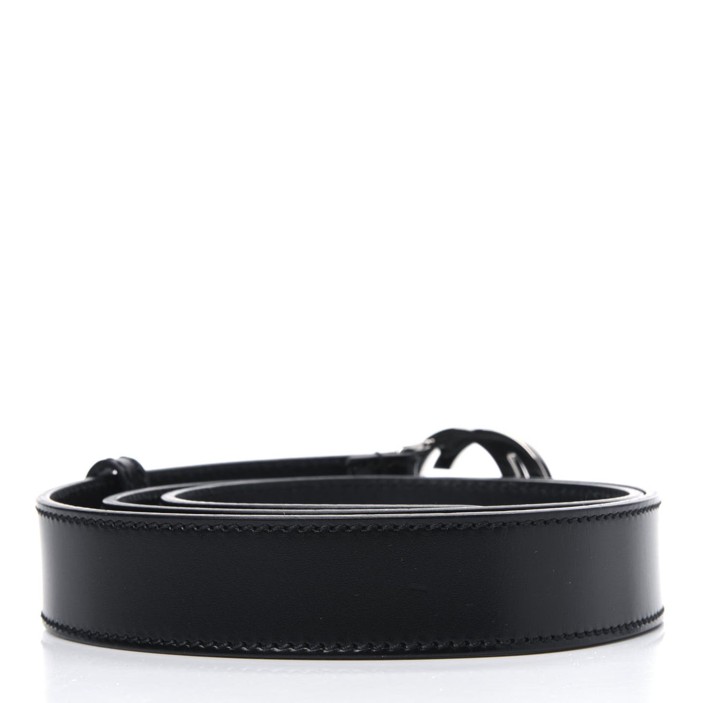 Calfskin Interlocking G Belt 95 38 Black