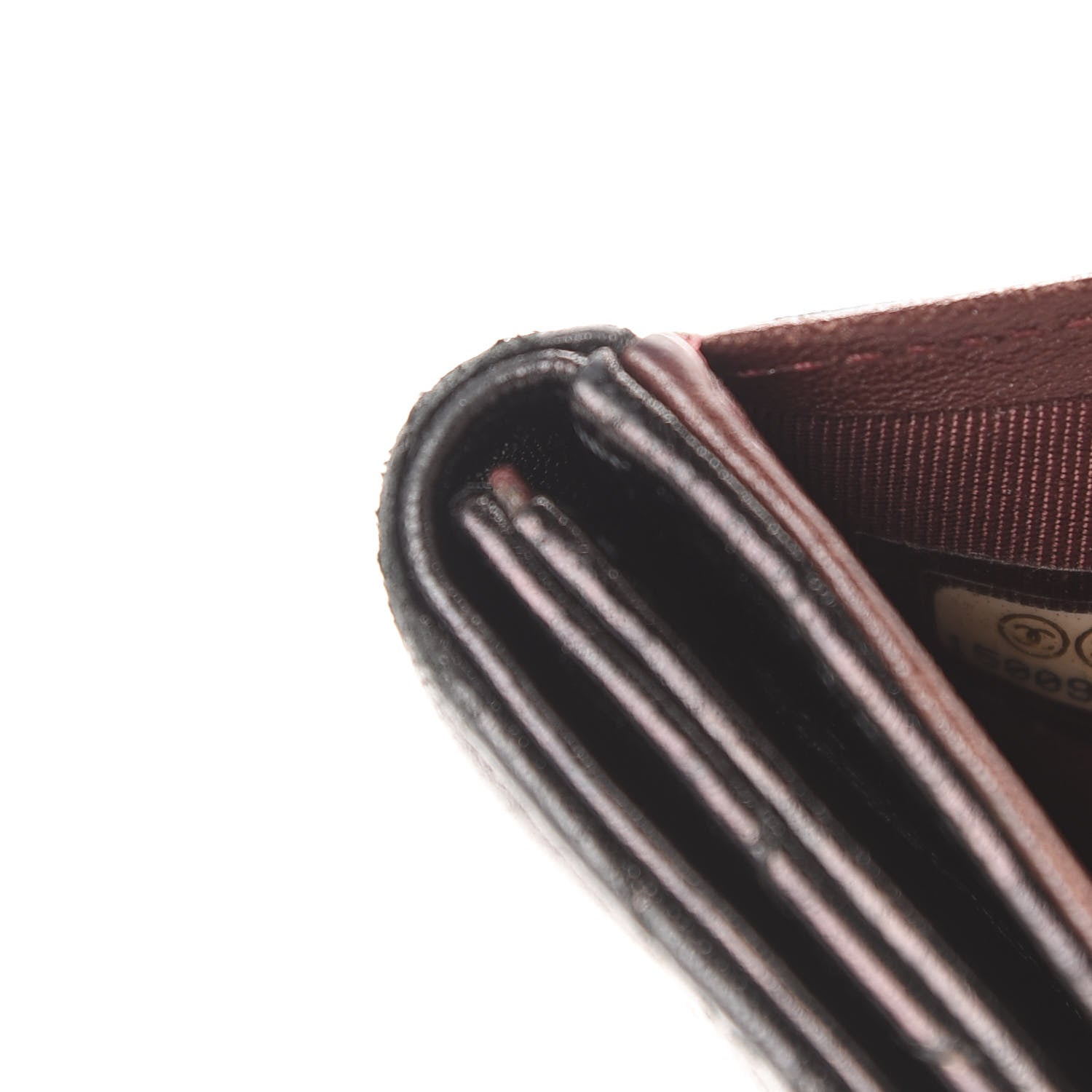 Chanel Lambskin Quilted Compact French Flap Wallet Black 8 of 8