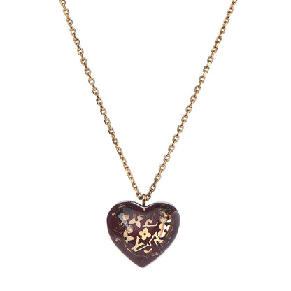 Louis Vuitton Inclusion Heart Necklace Violine 1 of 5