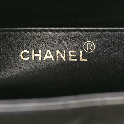 Chanel Lambskin Quilted XL Jumbo Single Flap Black 6 of 10