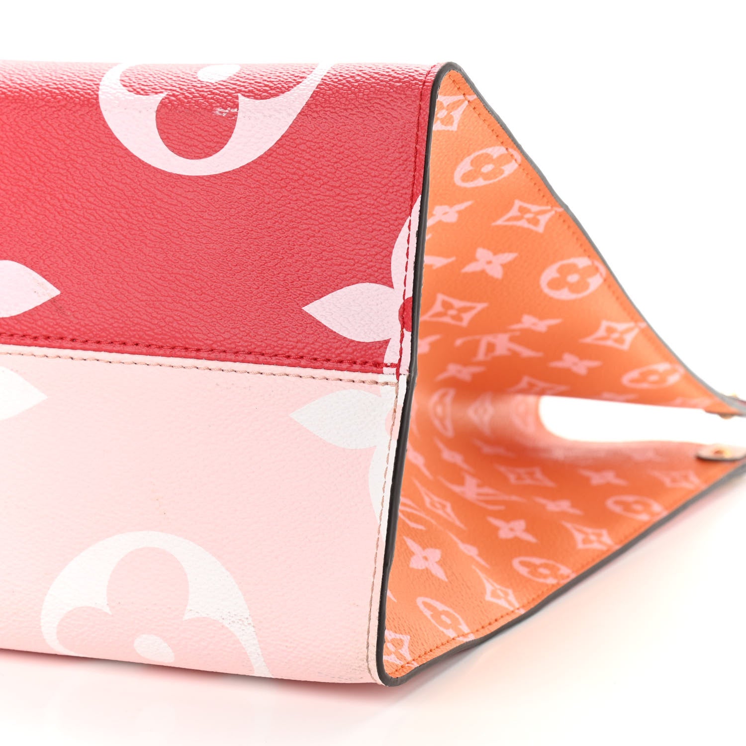 Louis Vuitton Monogram Giant Onthego GM Rouge Rose 9 of 14