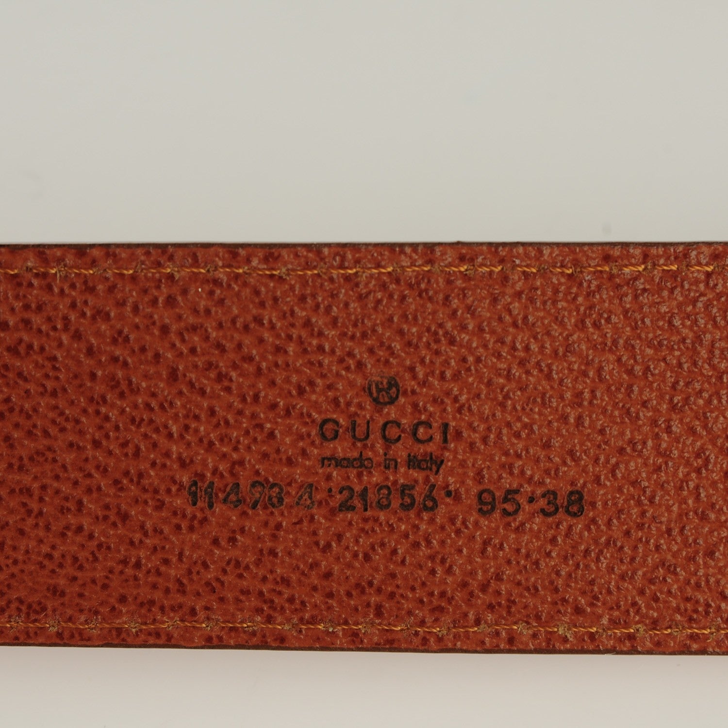 Gucci Guccissima Interlocking G Belt 95 38 Dark Brown 3 of 3