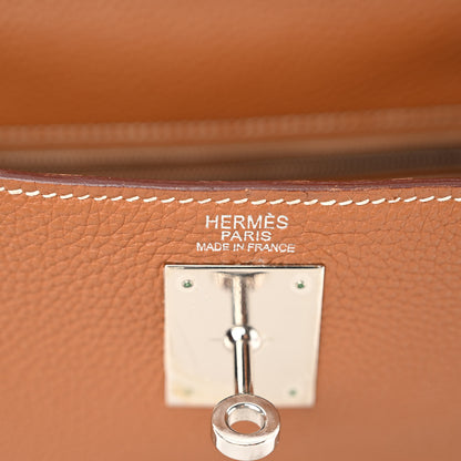Hermes Togo Kelly Retourne 32 Gold 6 of 11