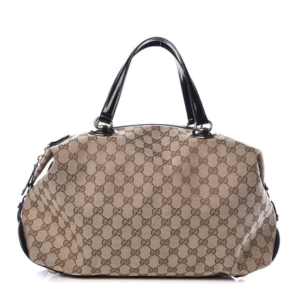 Gucci Monogram Full Moon Boston Black 1 of 10