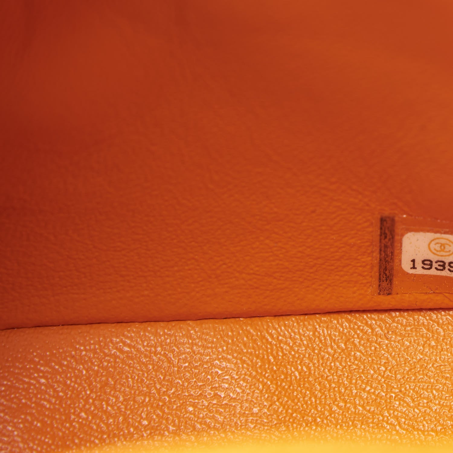 Chanel Patent Quilted Mini Square Flap Orange 8 of 10