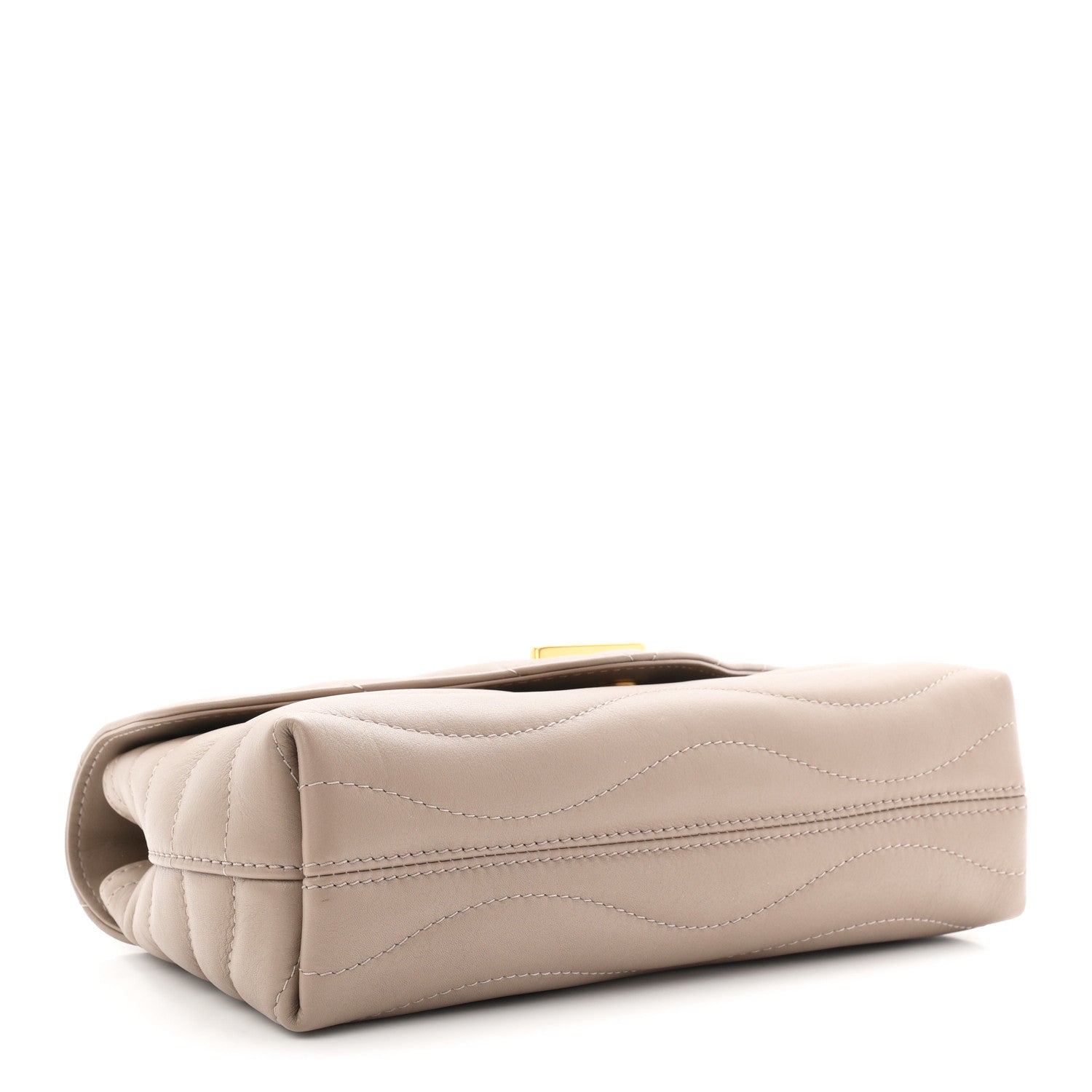 Louis Vuitton Calfskin LV New Wave Chain Bag Taupe 1903865