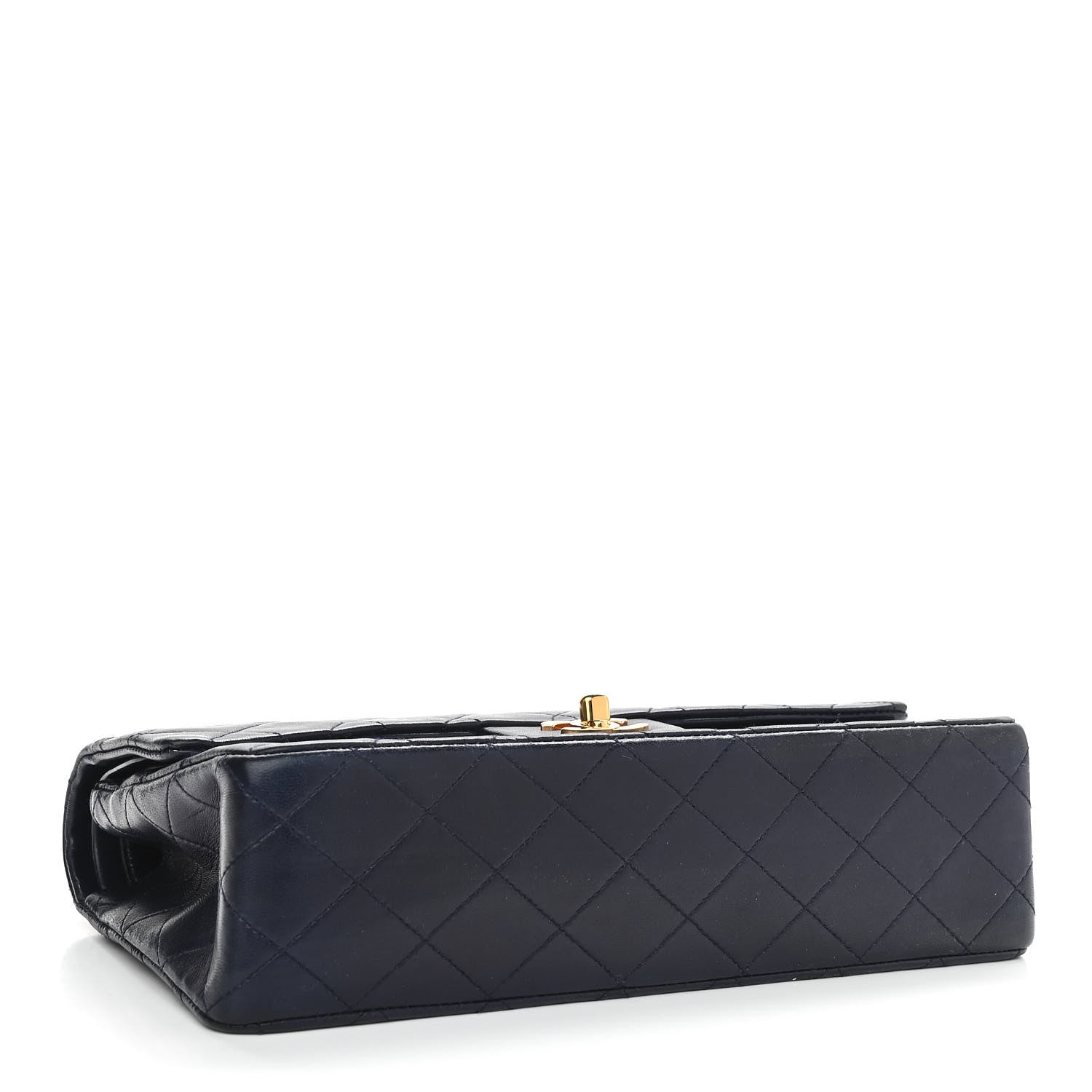 Chanel Lambskin Quilted Small Double Flap Navy 3 of 19