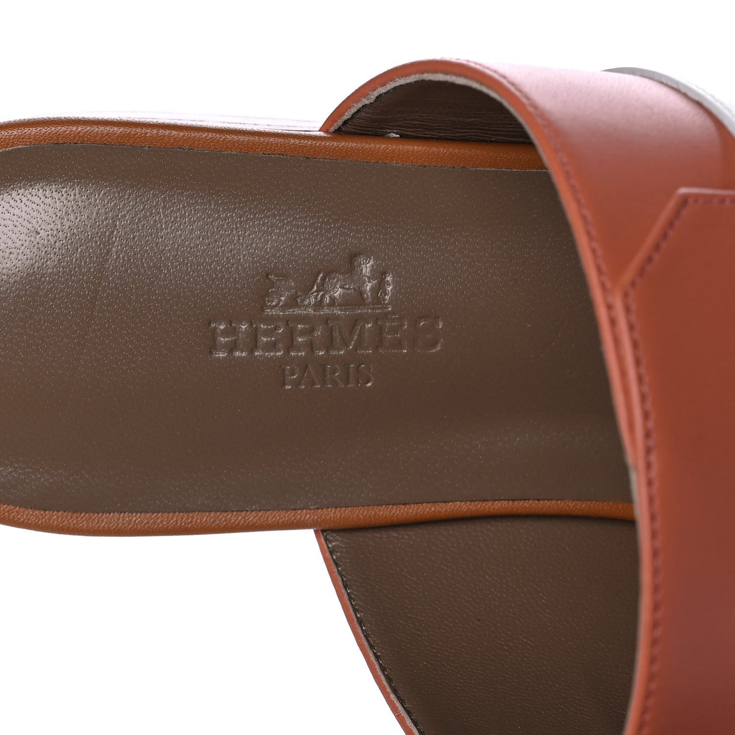Calfskin Avenue Sandals 37 Rose Bubinga