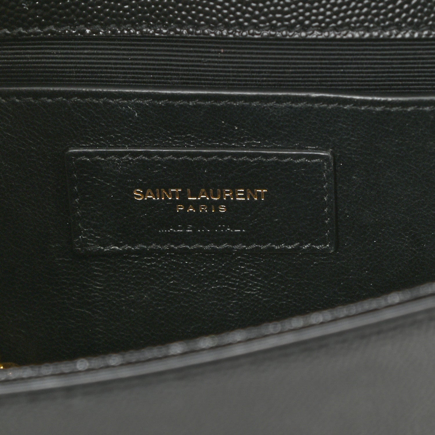 Saint Laurent Grain De Poudre Small Monogram Kate Satchel Black 7 of 9