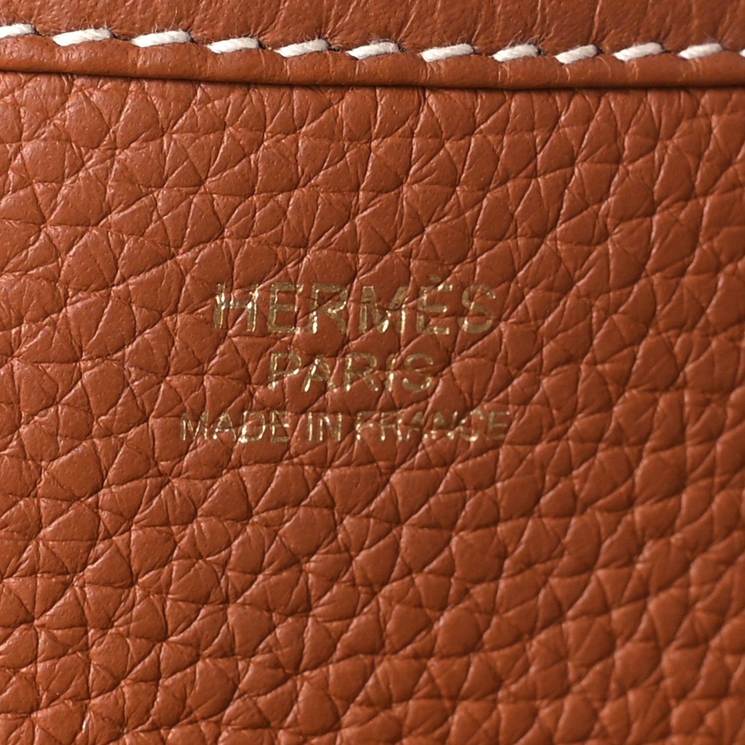 Hermes Taurillon Clemence Evelyne III PM Gold 6 of 11