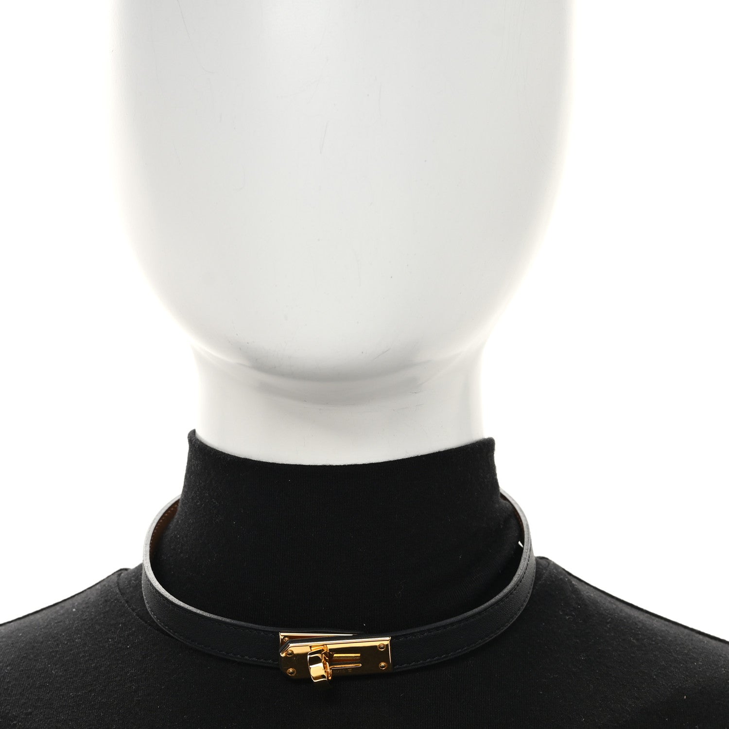 Hermes Swift Kelly Choker Black 2 of 6