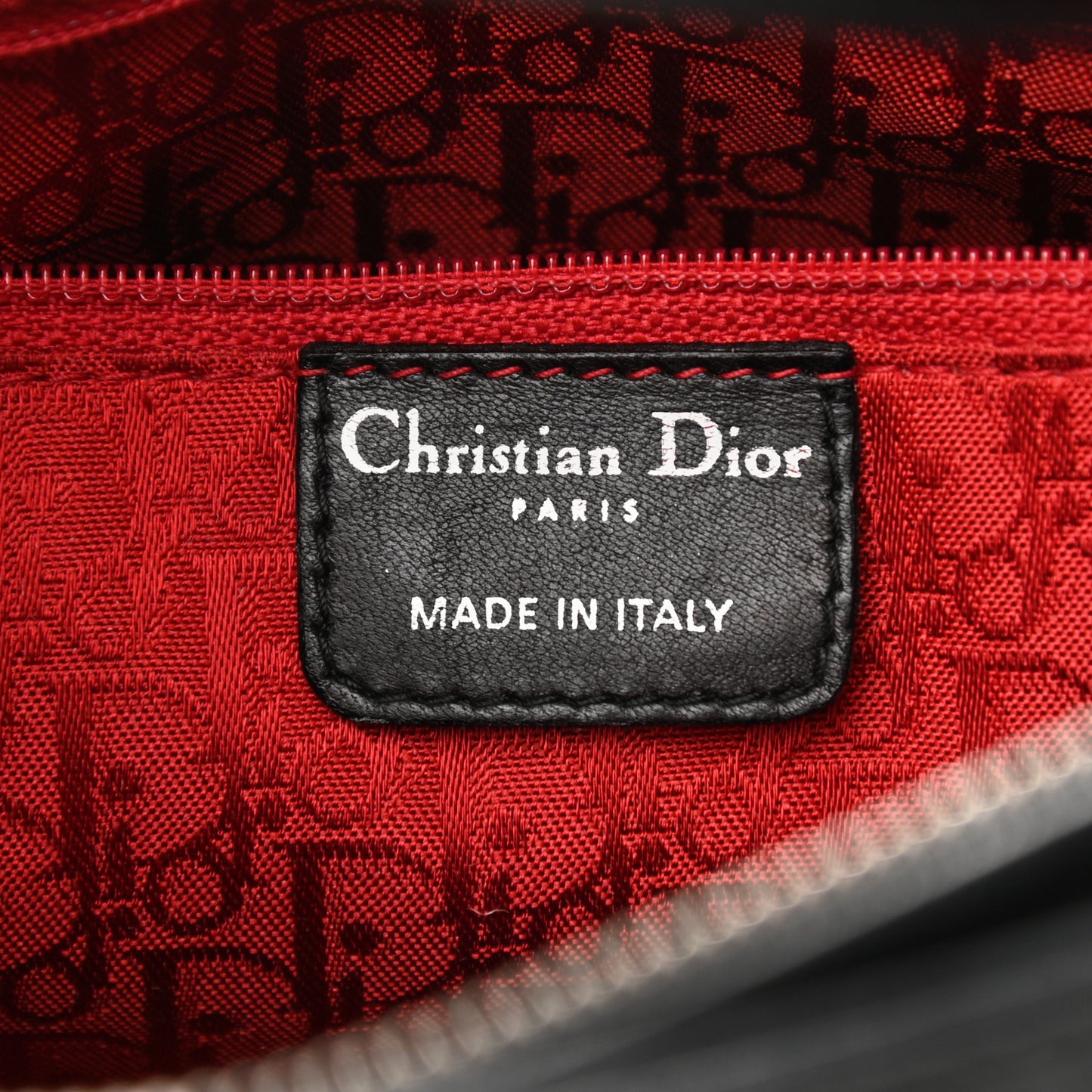 Lambskin Cannage Medium Lady Dior Black