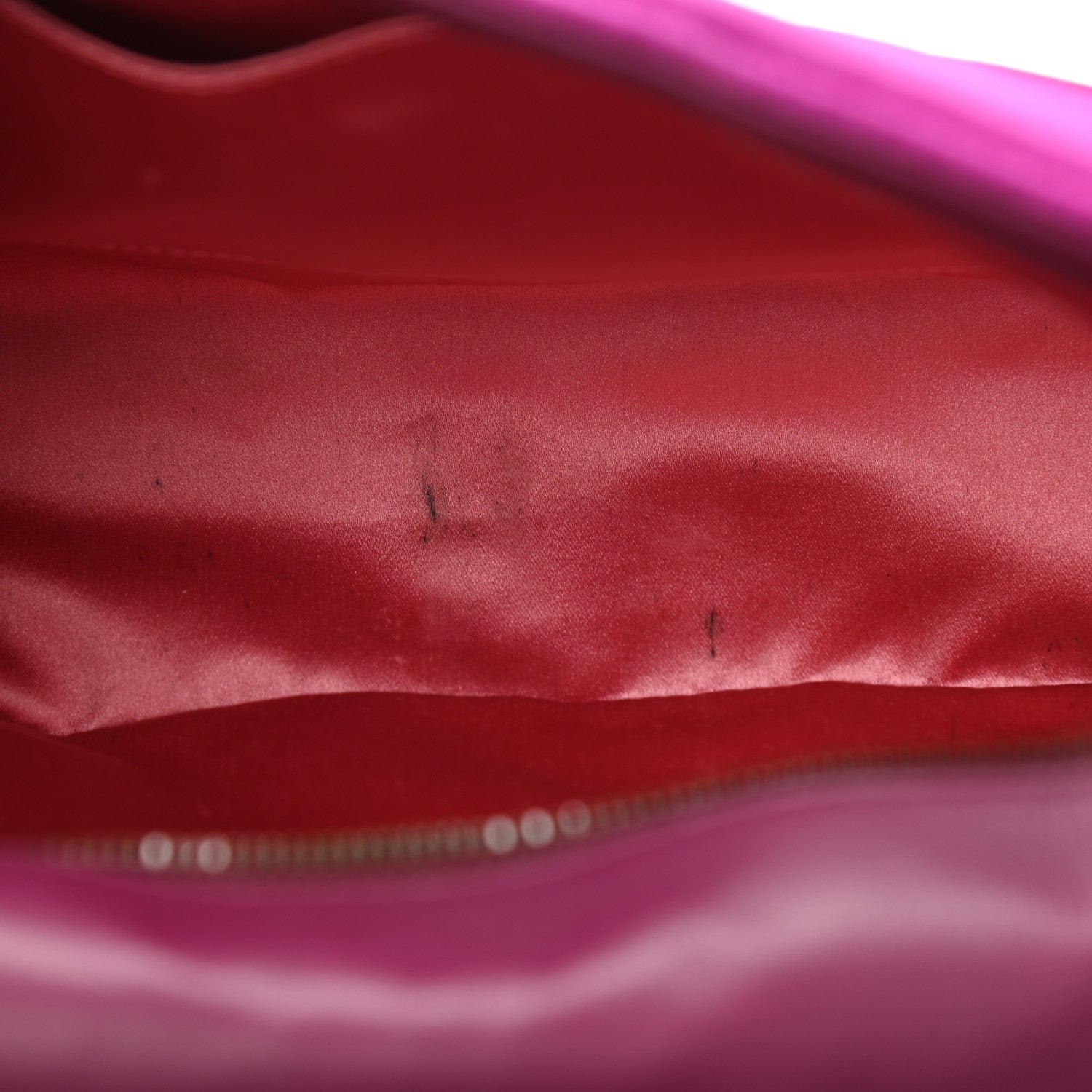 Gucci Velvet Matelasse Medium GG Marmont Shoulder Bag Fuchsia Violet Cyclamen 11 of 13