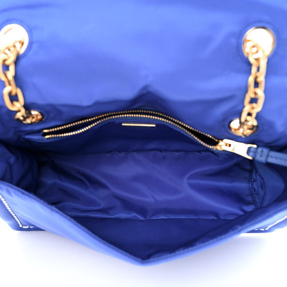 Prada Nylon Tessuto Chain Shoulder Bag Indaco 5 of 10