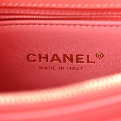 Chanel Caviar Quilted Small Coco Handle Flap Pink 5 of 9