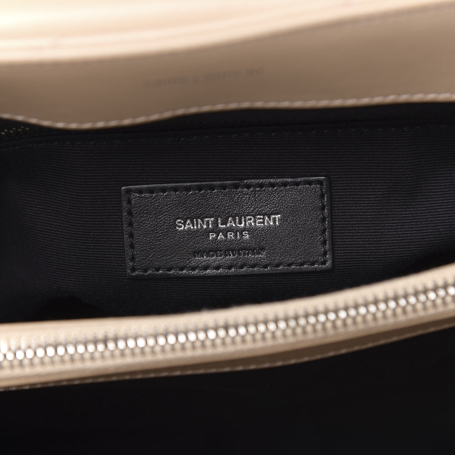 Calfskin Y Quilted Monogram Medium Loulou Chain Satchel Dark Beige