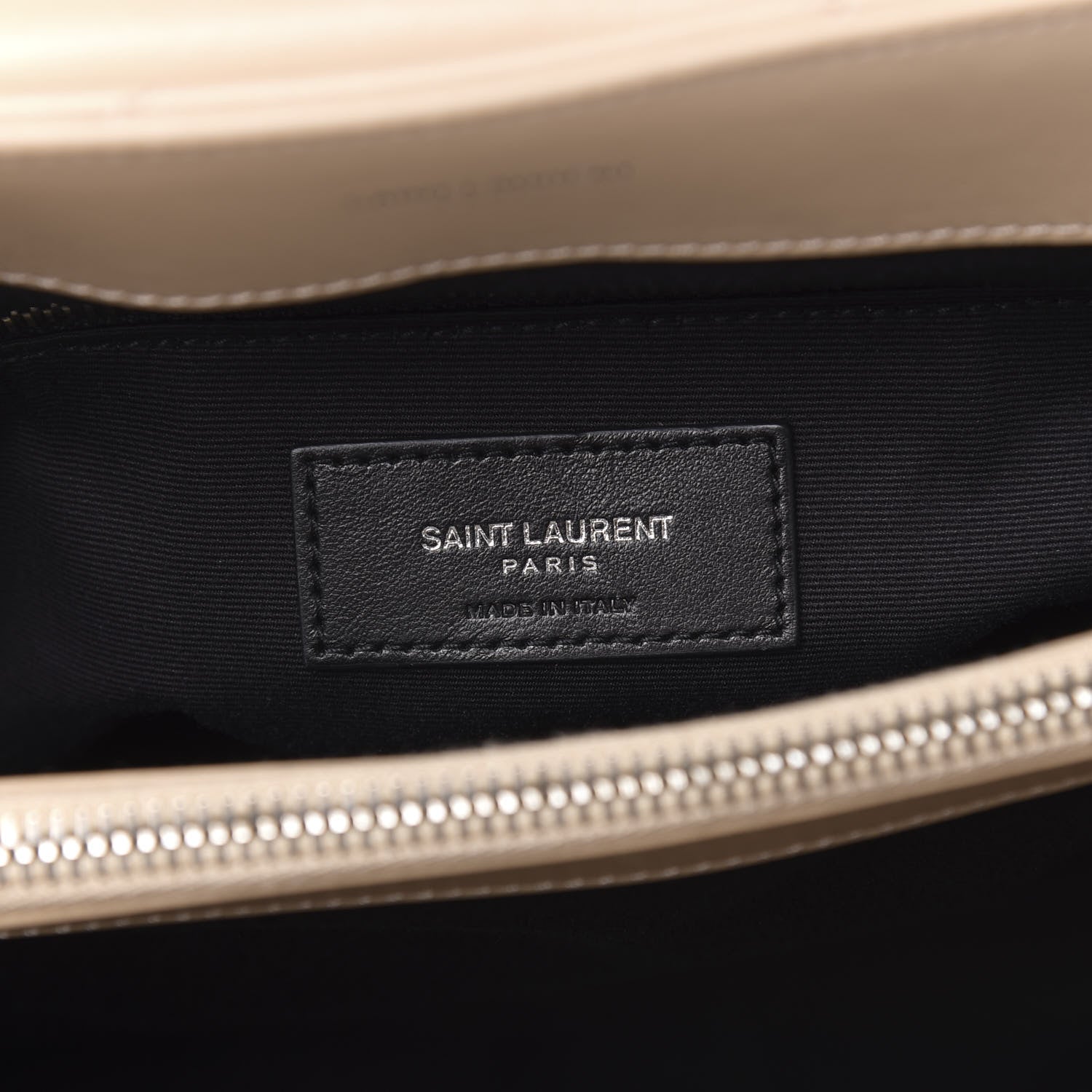 Saint Laurent Calfskin Y Quilted Monogram Medium Loulou Chain Satchel Dark Beige 6 of 11