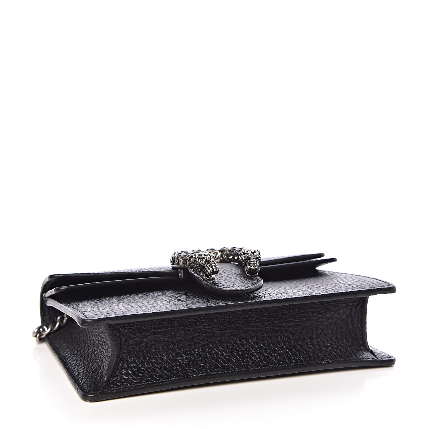 Gucci Calfskin Super Mini Dionysus Shoulder Bag Black 4 of 10