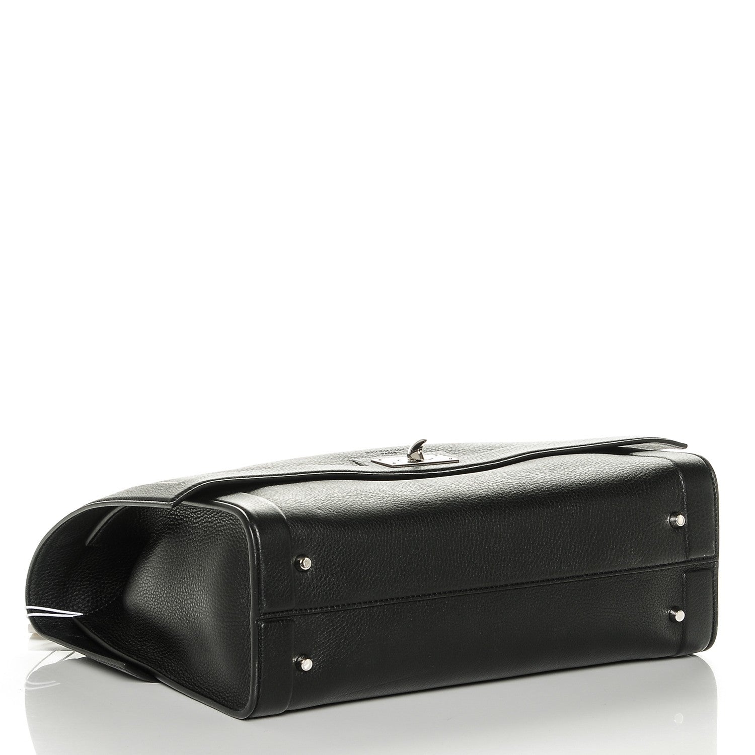 Givenchy Grained Calfskin Medium Shark Lock Satchel Black 4 of 6