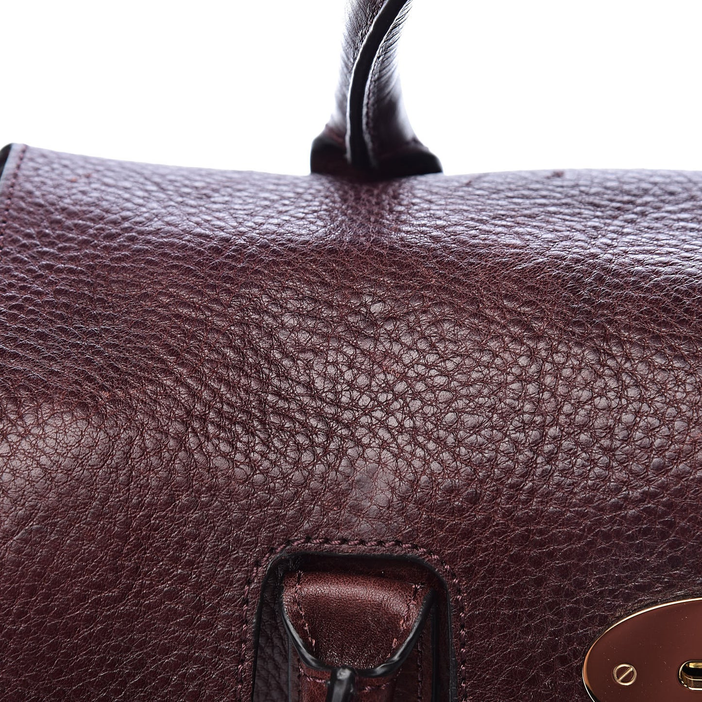 Vegetable Tanned Calfskin Small Bayswater Oxblood