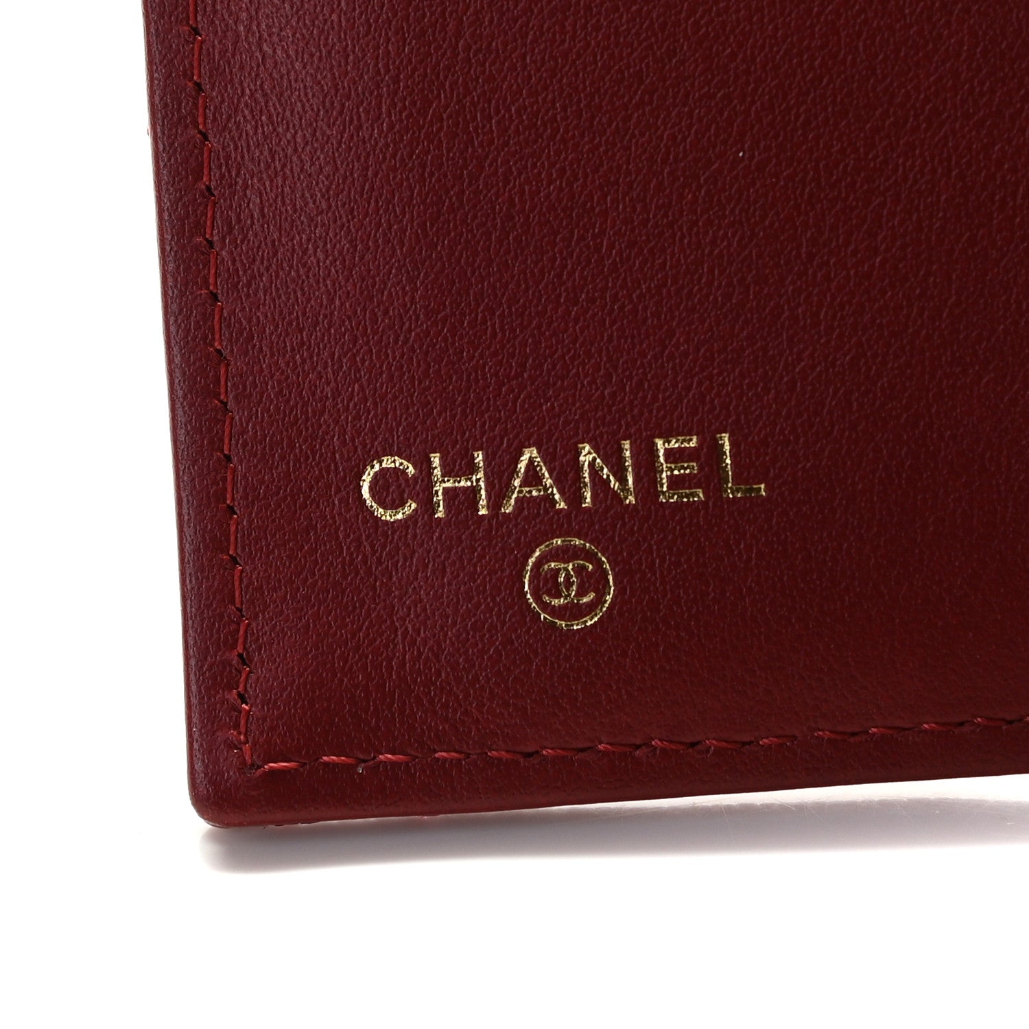 Chanel Caviar Quilted Medium Boy Flap Wallet Burgundy 6 of 8