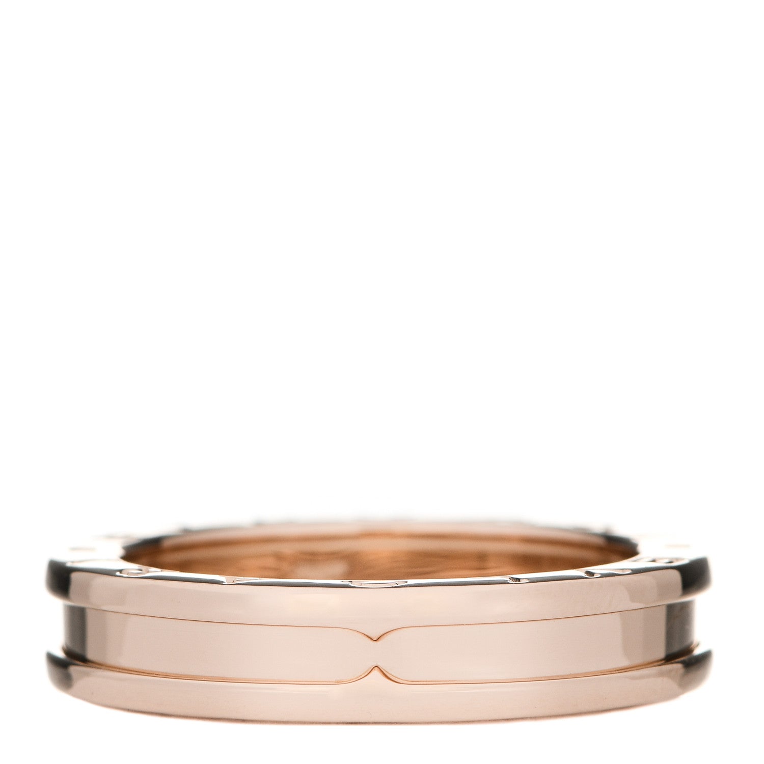 Bulgari 18K Rose Gold B.Zero1 One-Band Ring 59 8.75 1 of 7