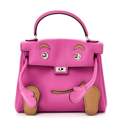 Hermes Swift Quelle Idole Kelly Doll Handbag Magnolia Biscuit 1 of 11