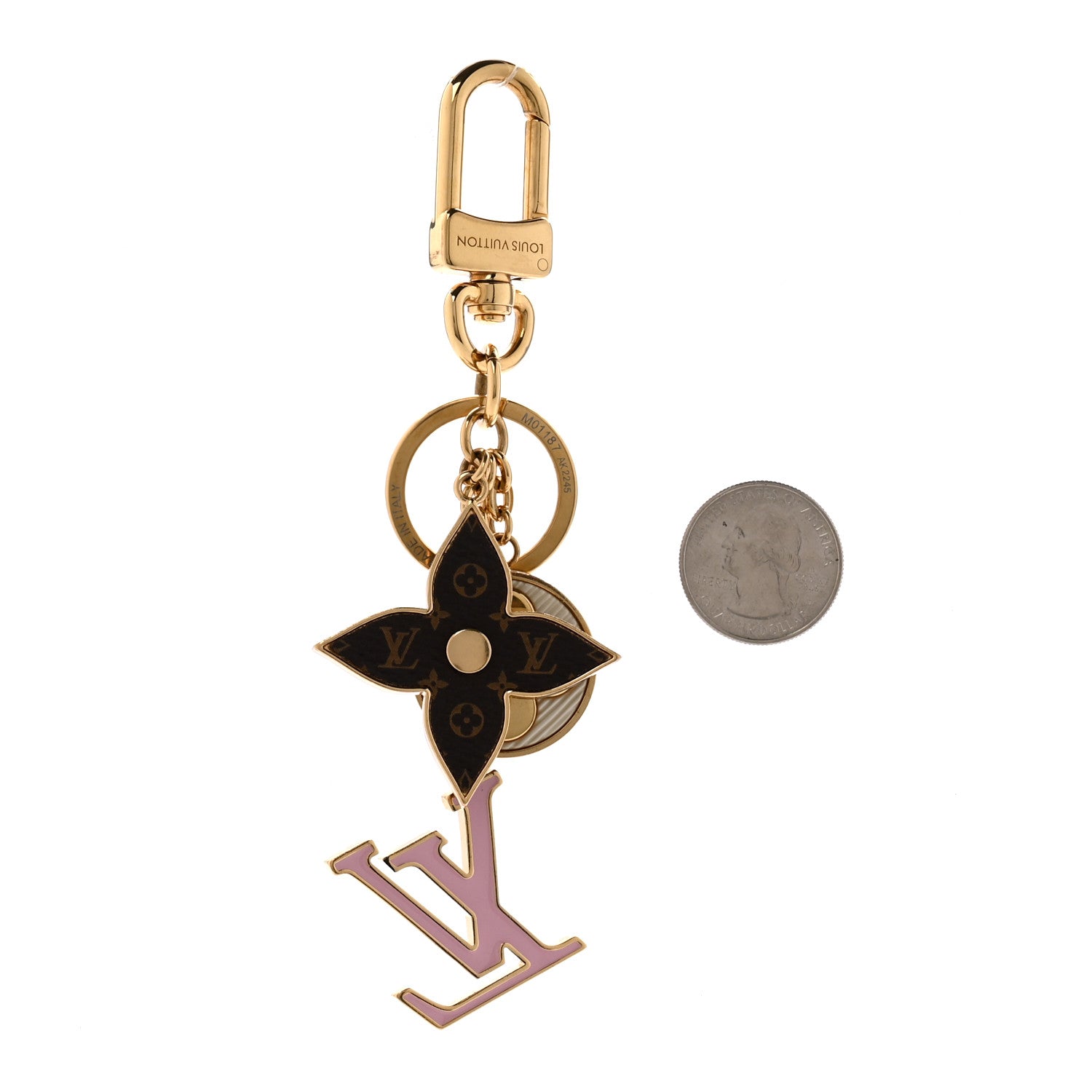 Louis Vuitton Metal Monogram Epi Spring Street Bag Charm Key