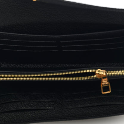 Louis Vuitton Empreinte Sarah Wallet NM Black 5 of 6